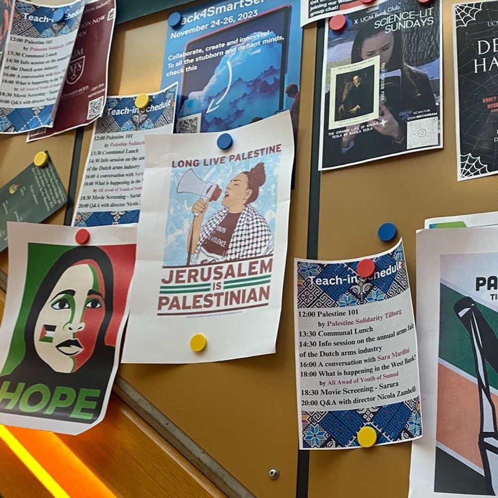 ‘Genocide-posters’ en een bezetting: Gaza-oorlog verhit ook Maastrichtse gemoederen