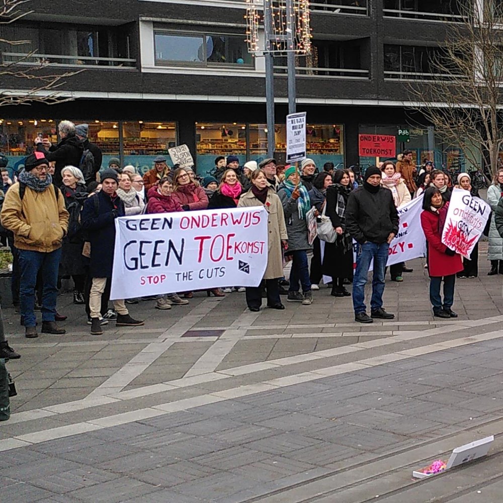 “Als de oppositie hiermee instemt, gaan we staken”