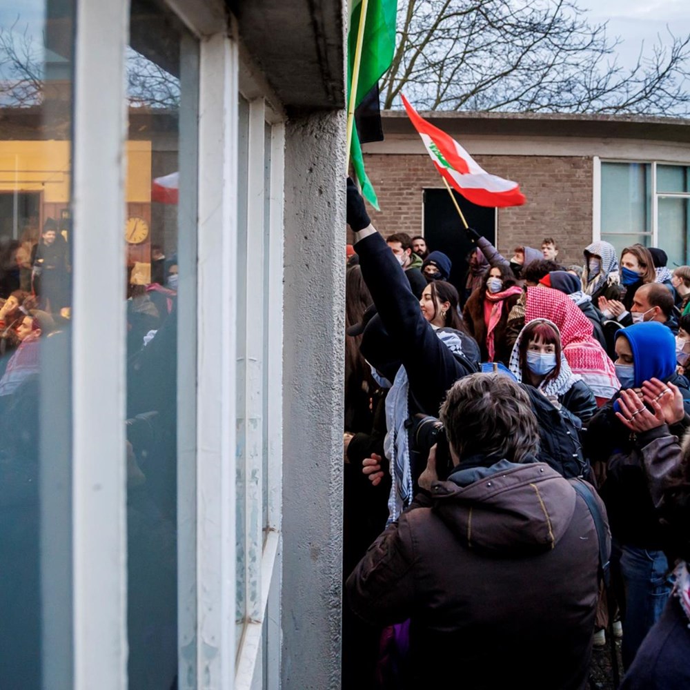 Gemeente: pro-Palestijnse demonstranten meldden demonstratie niet op tijd aan
