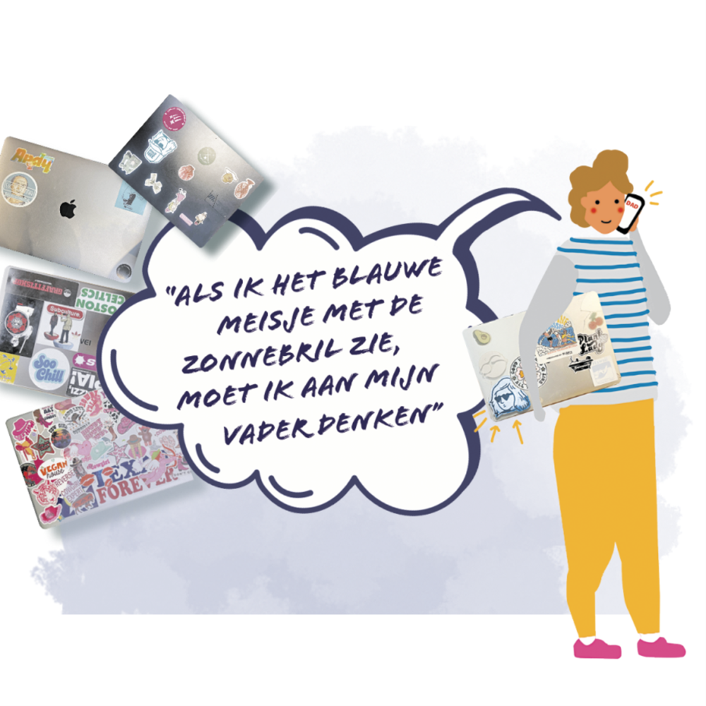 Het verhaal achter de stickers op de laptop