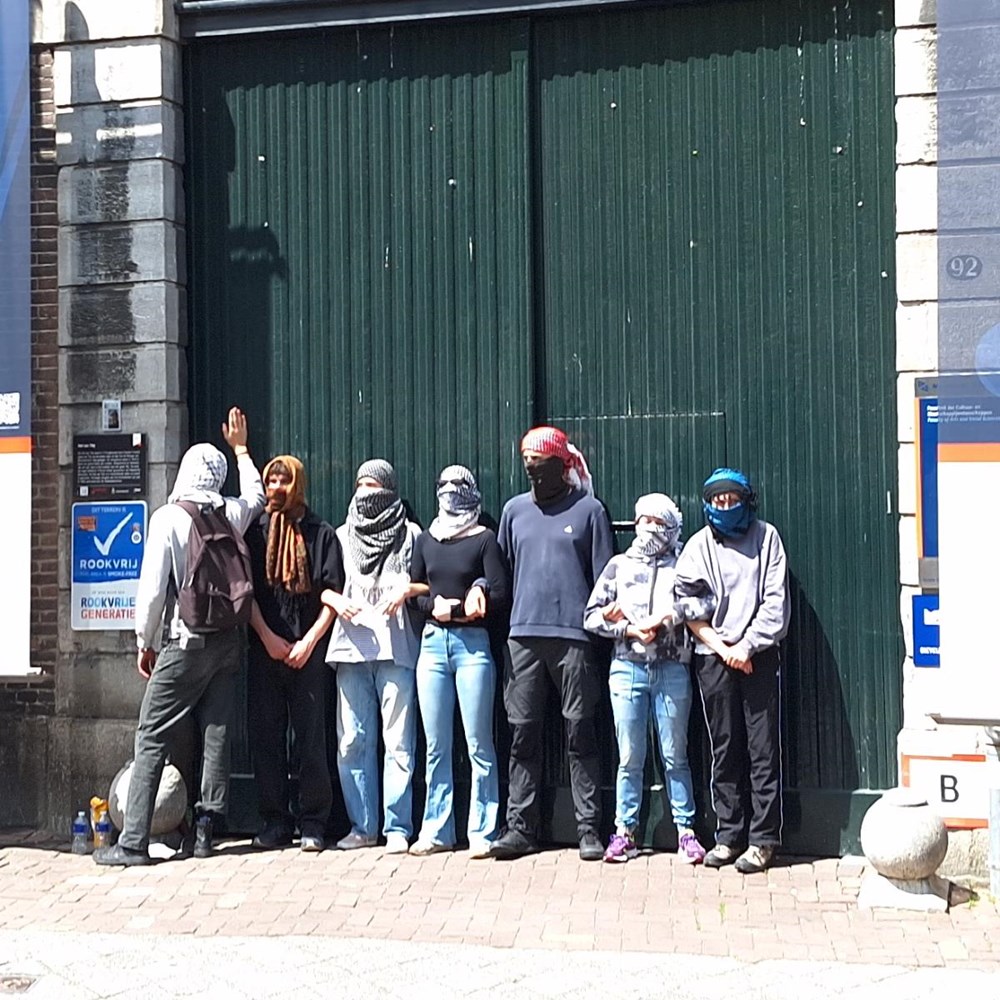 UPDATE Demonstranten blokkeren verschillende UM-gebouwen in binnenstad