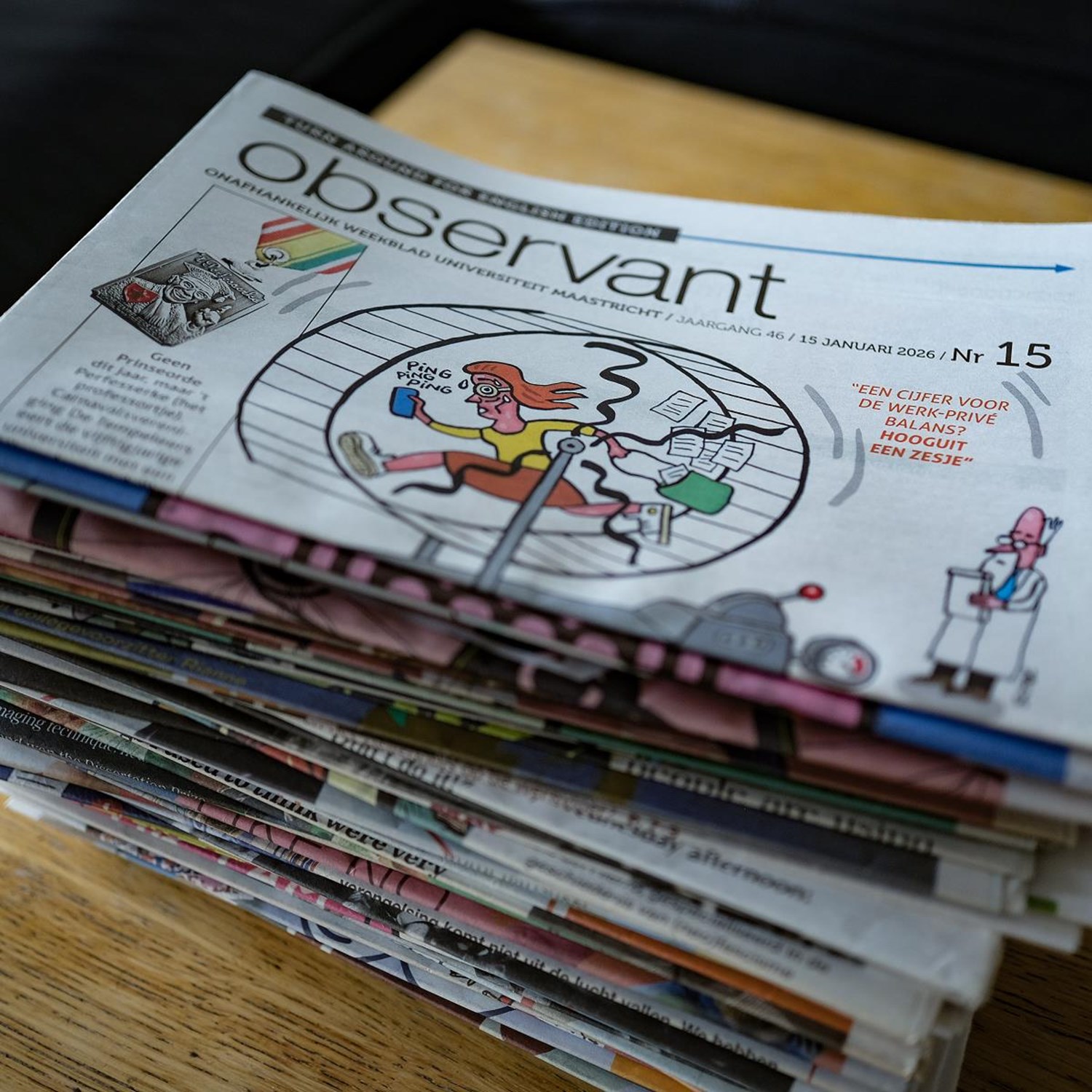 “Hee wat interessant, ze hebben hier een krant”