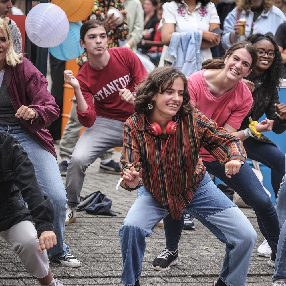 Keeping a distance at jazz event, getting close with hip-hop