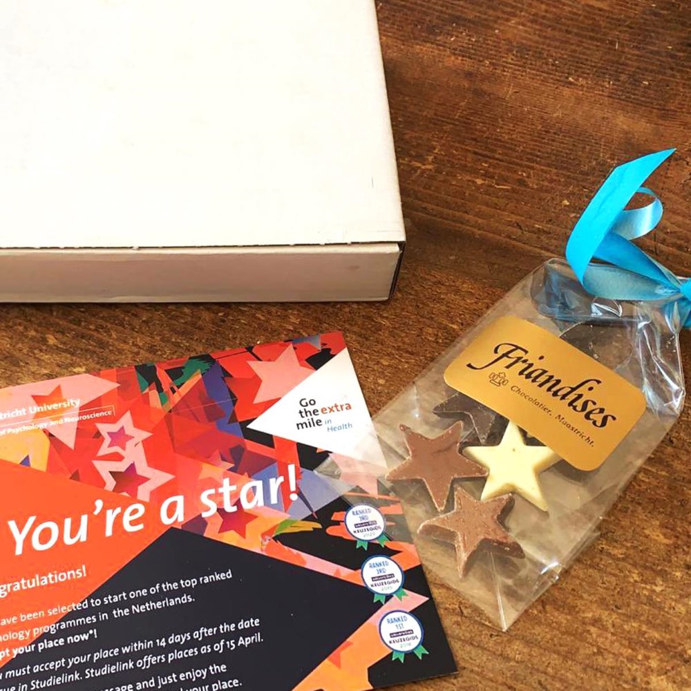 Chocolates to keep future students interested