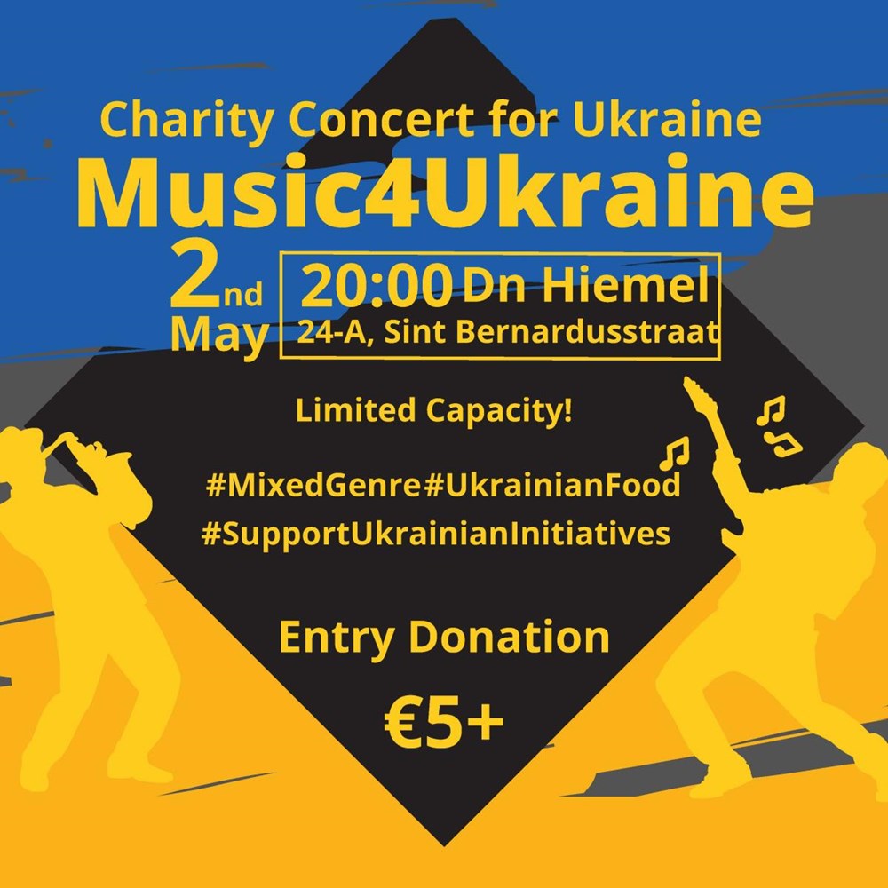 Music and potato pancakes for Ukraine