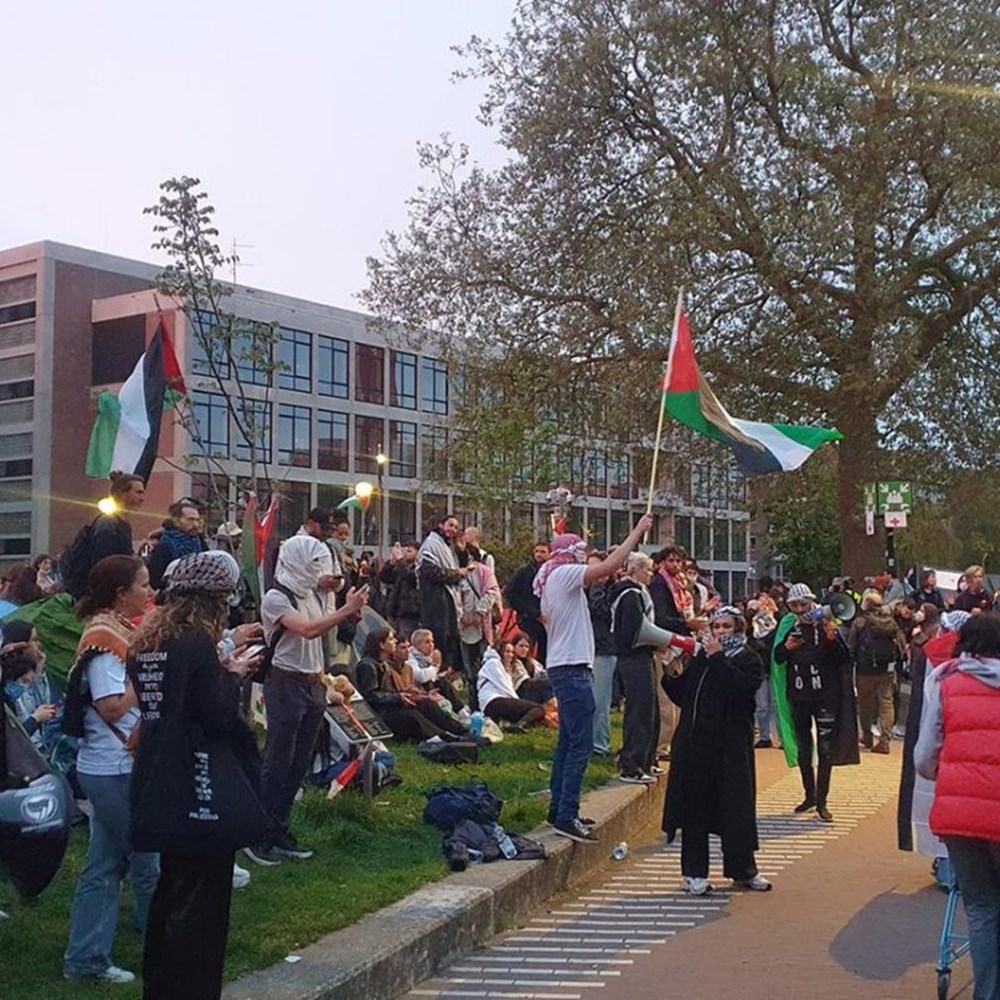 Prison sentence for violence during UvA protests