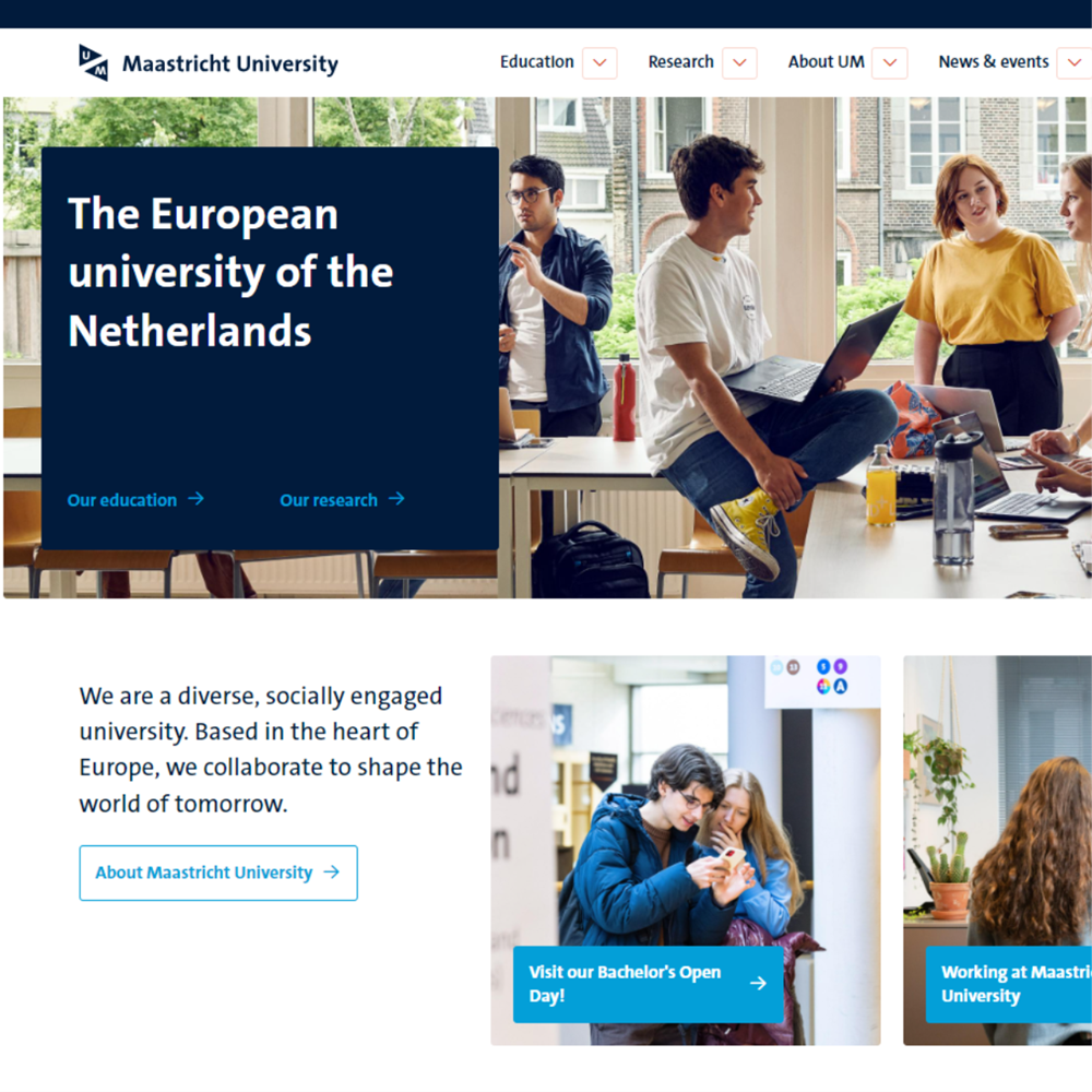 UM website renewed