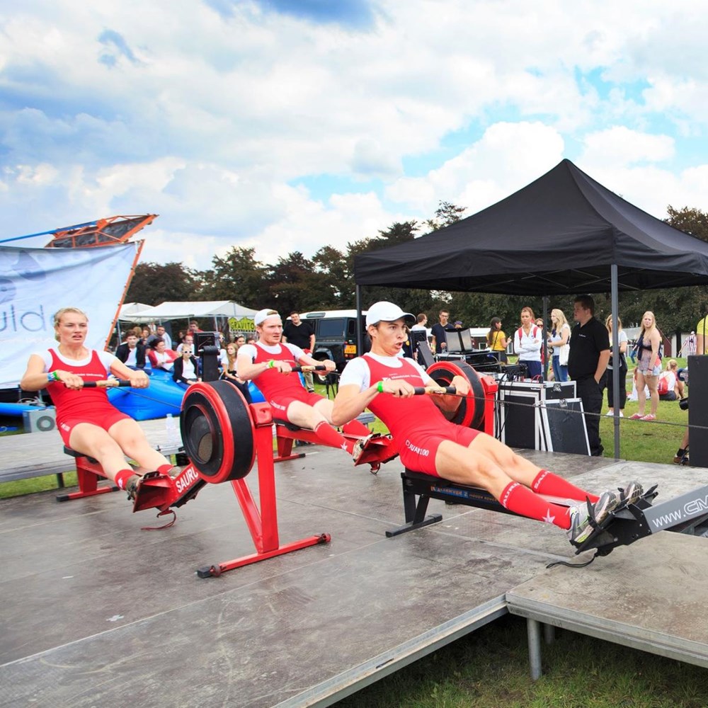 First-year Saurus rowers take first place at indoor championships
