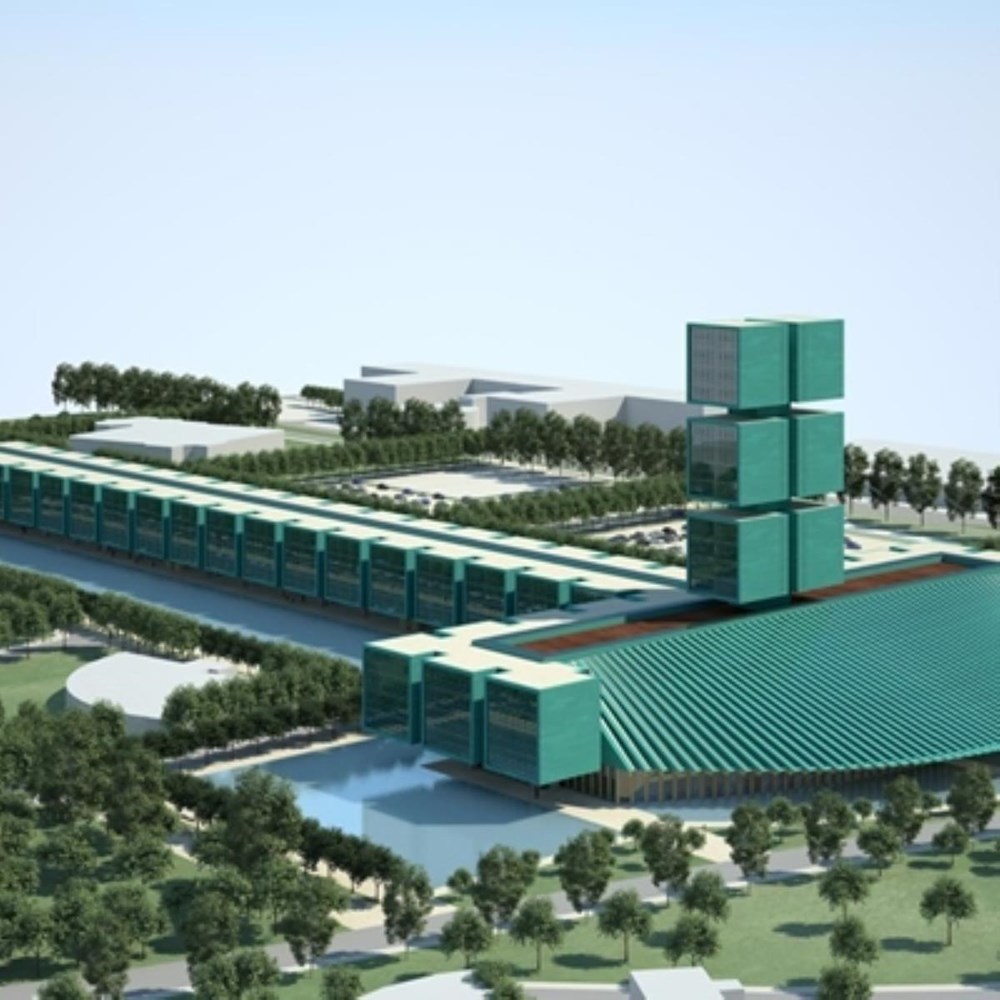 1999 and later: Calatrava’s copper campus never made it past the drawing board