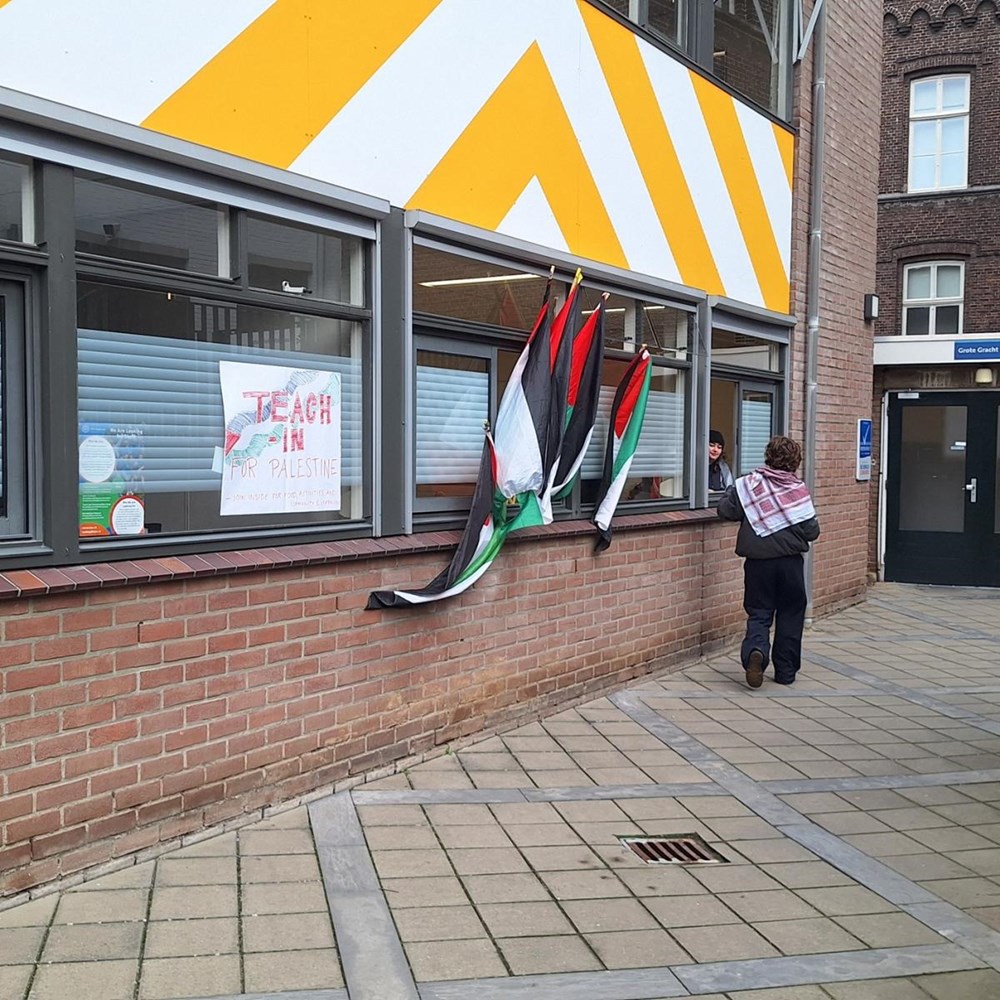 Pro-Palestinian students briefly occupy FASoS room for teach-in