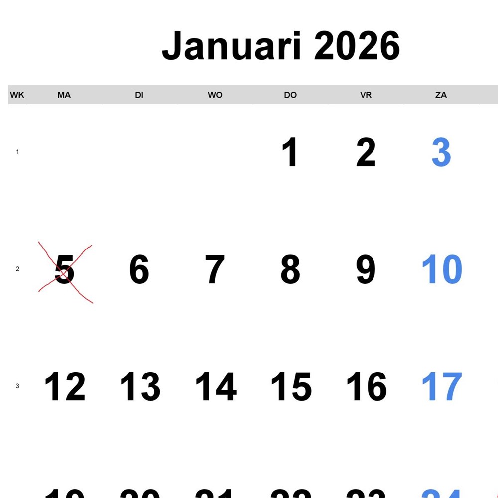 There will be no New Year’s reception