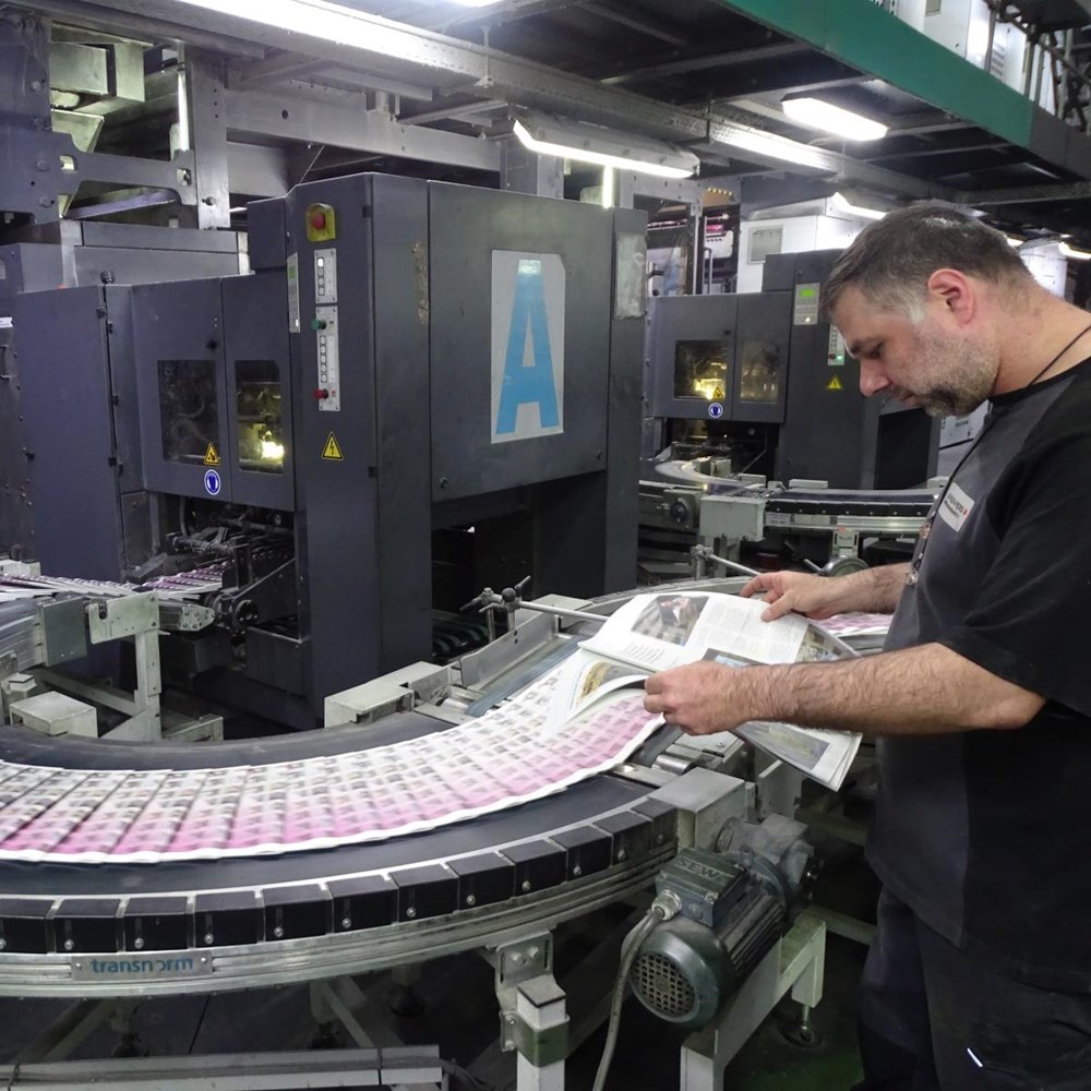 At the printer: How was the final printed edition of Observant produced?