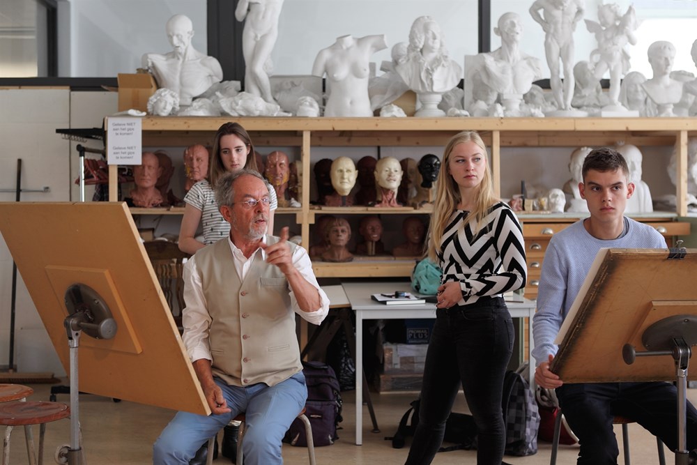 Aanstaande dokters leren van kunst