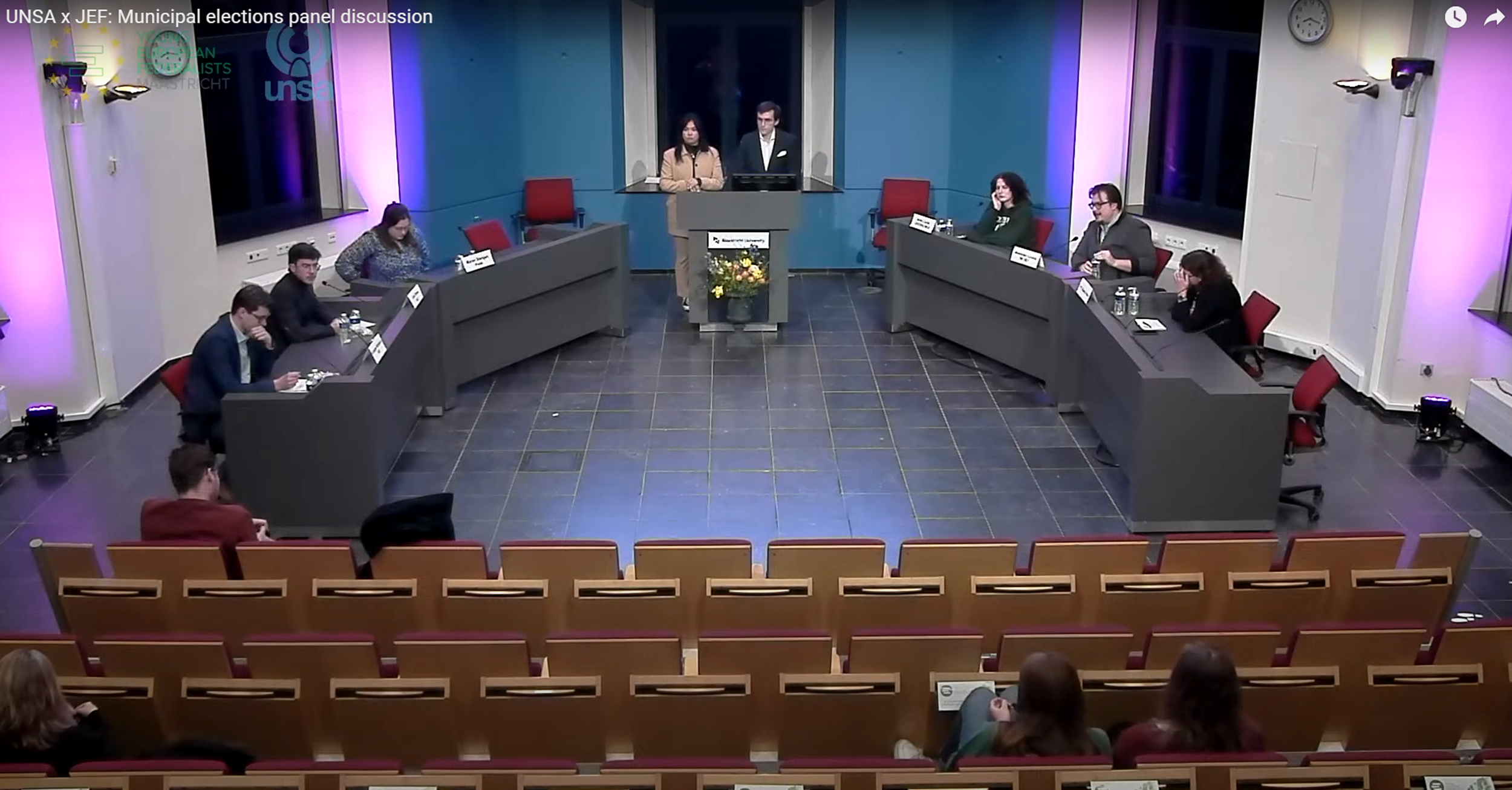 Weinig vuurwerk tijdens discussie over lokale politiek voor internationale studenten