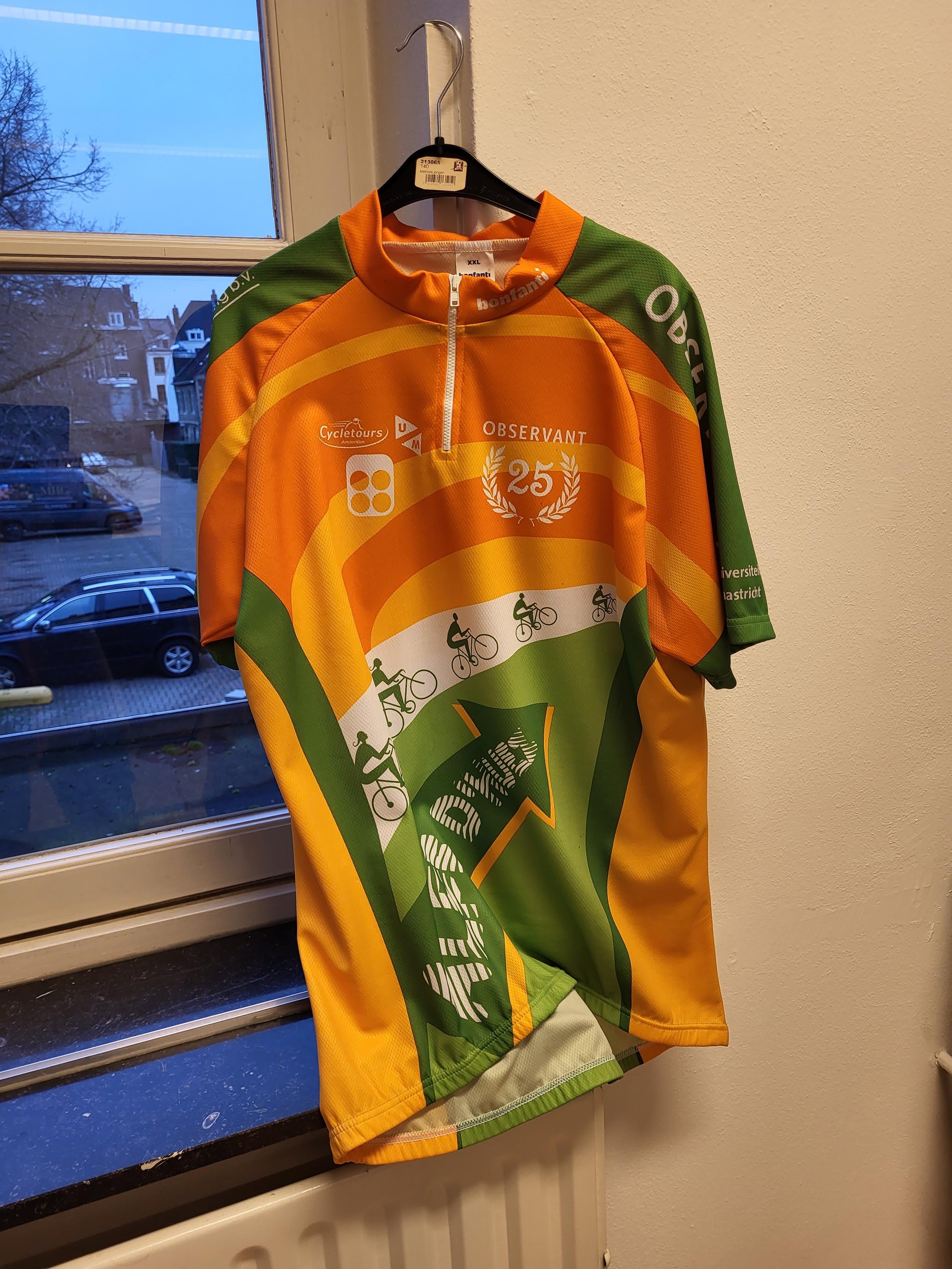 Wielershirt, maat XXL