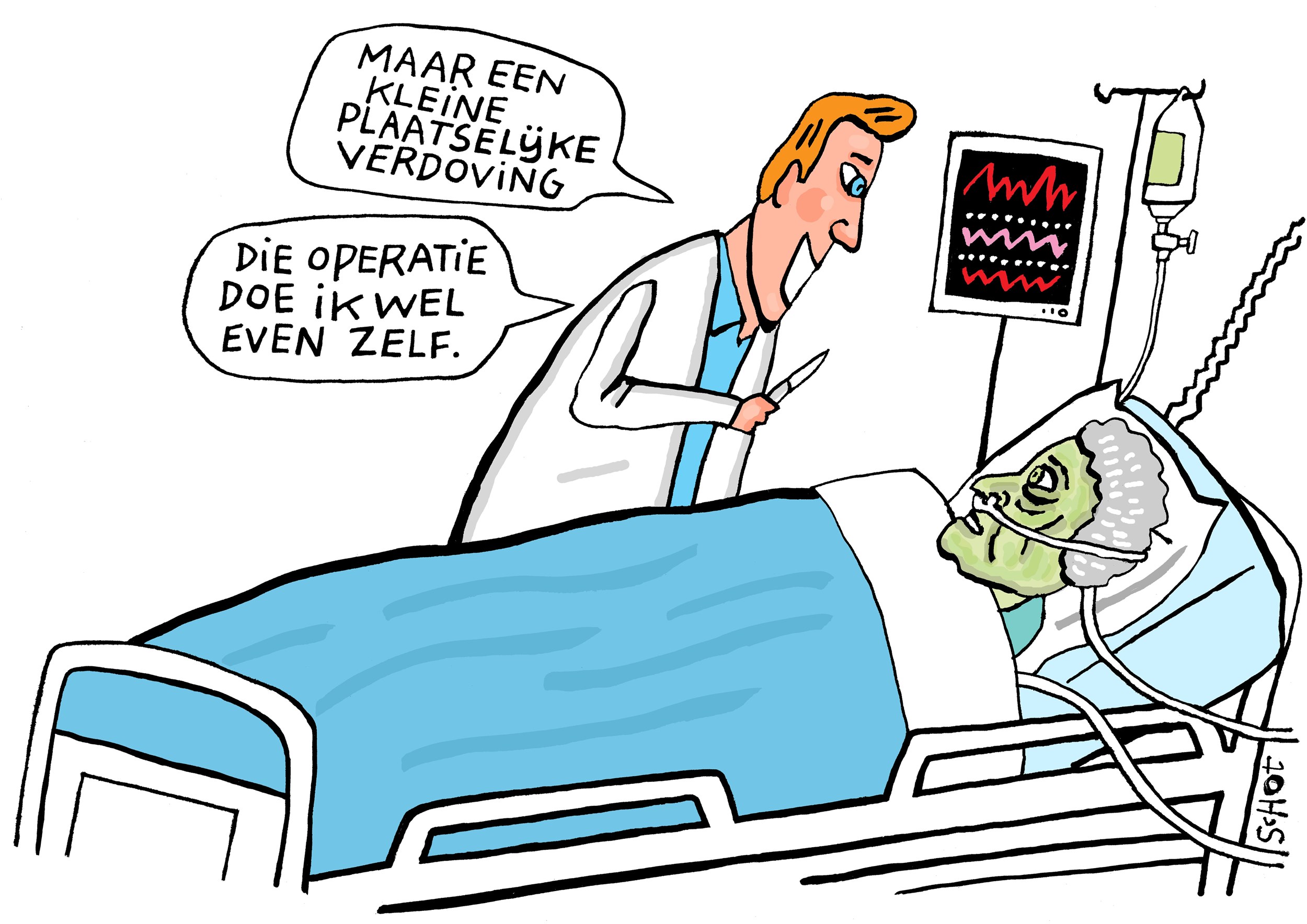 Geneeskundestudenten die je niet aan je bed wil hebben
