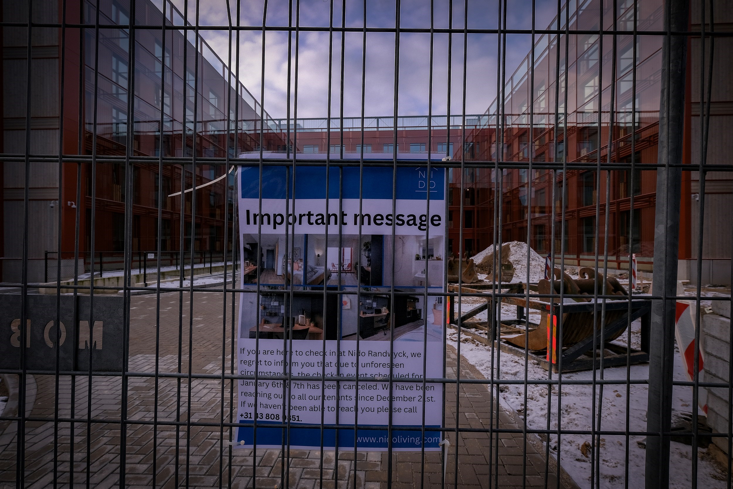 UPDATE: Toch geen eenzijdige opzegging huurcontracten door beheerder vertraagd studentencomplex
