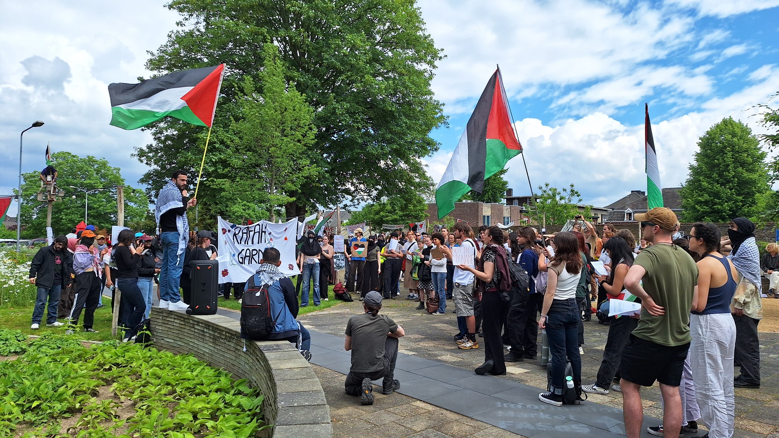 Hoe gaat Bruins reageren op Gazaprotesten?