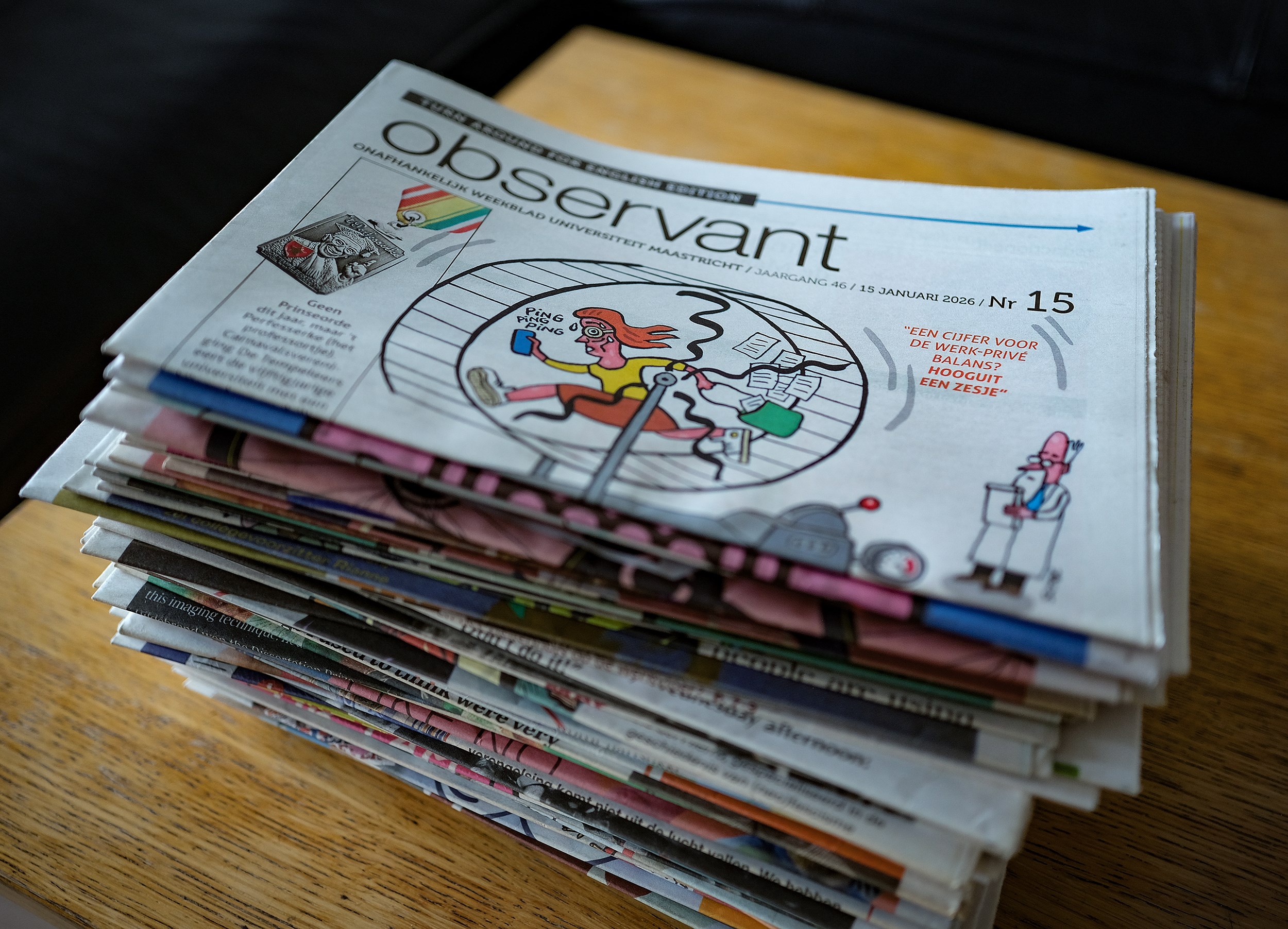 “Hé wat interessant, ze hebben hier een krant”