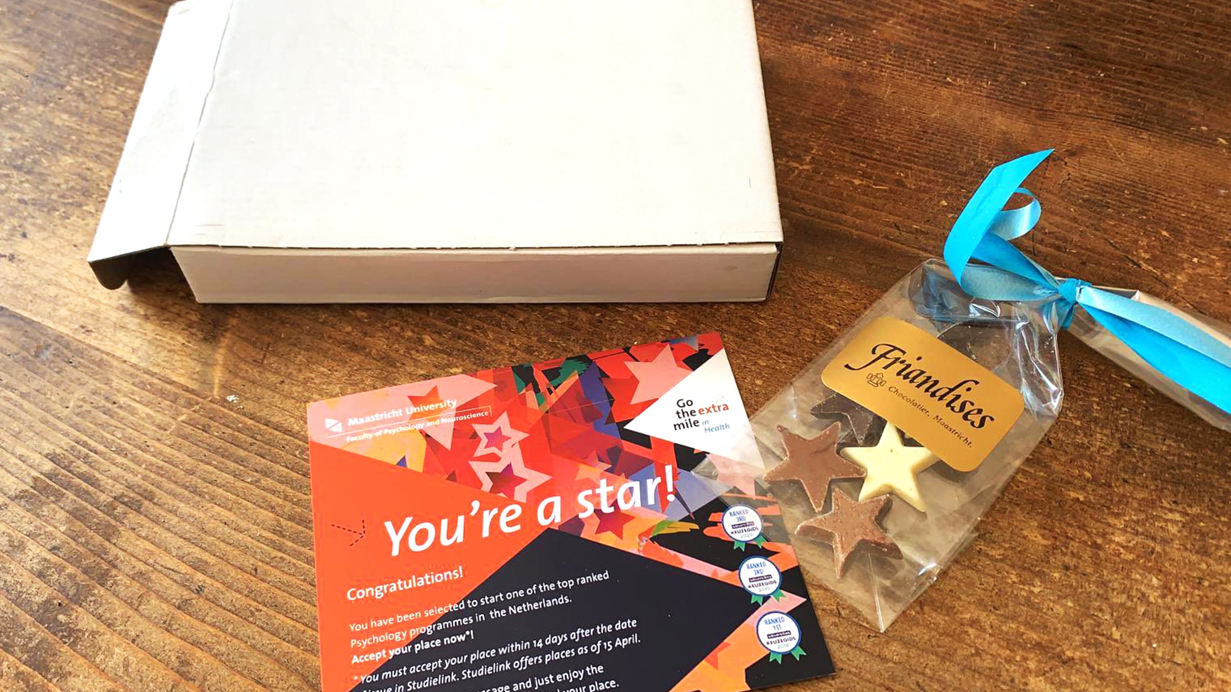 Chocolates to keep future students interested