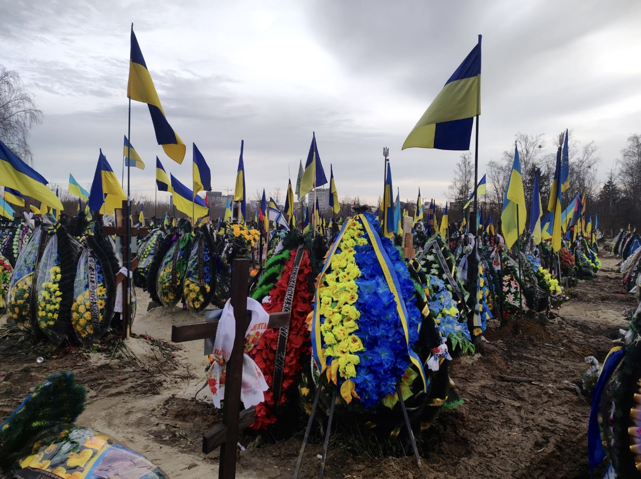 The pitch-black darkness in Ukraine