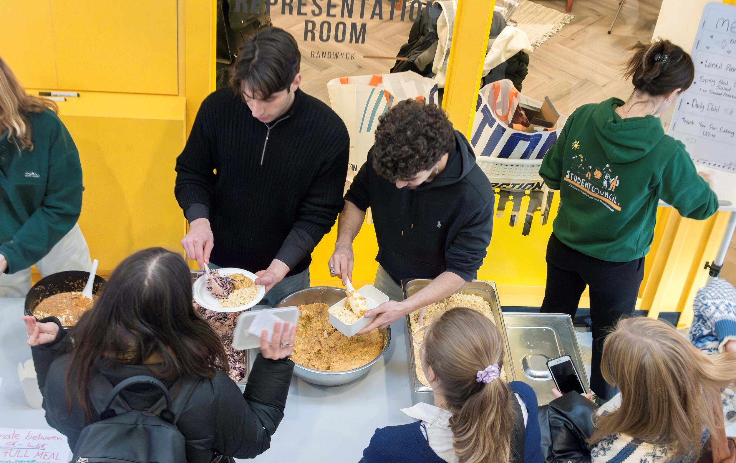 “Students who are not well off, cannot afford lunch in the university restaurant”
