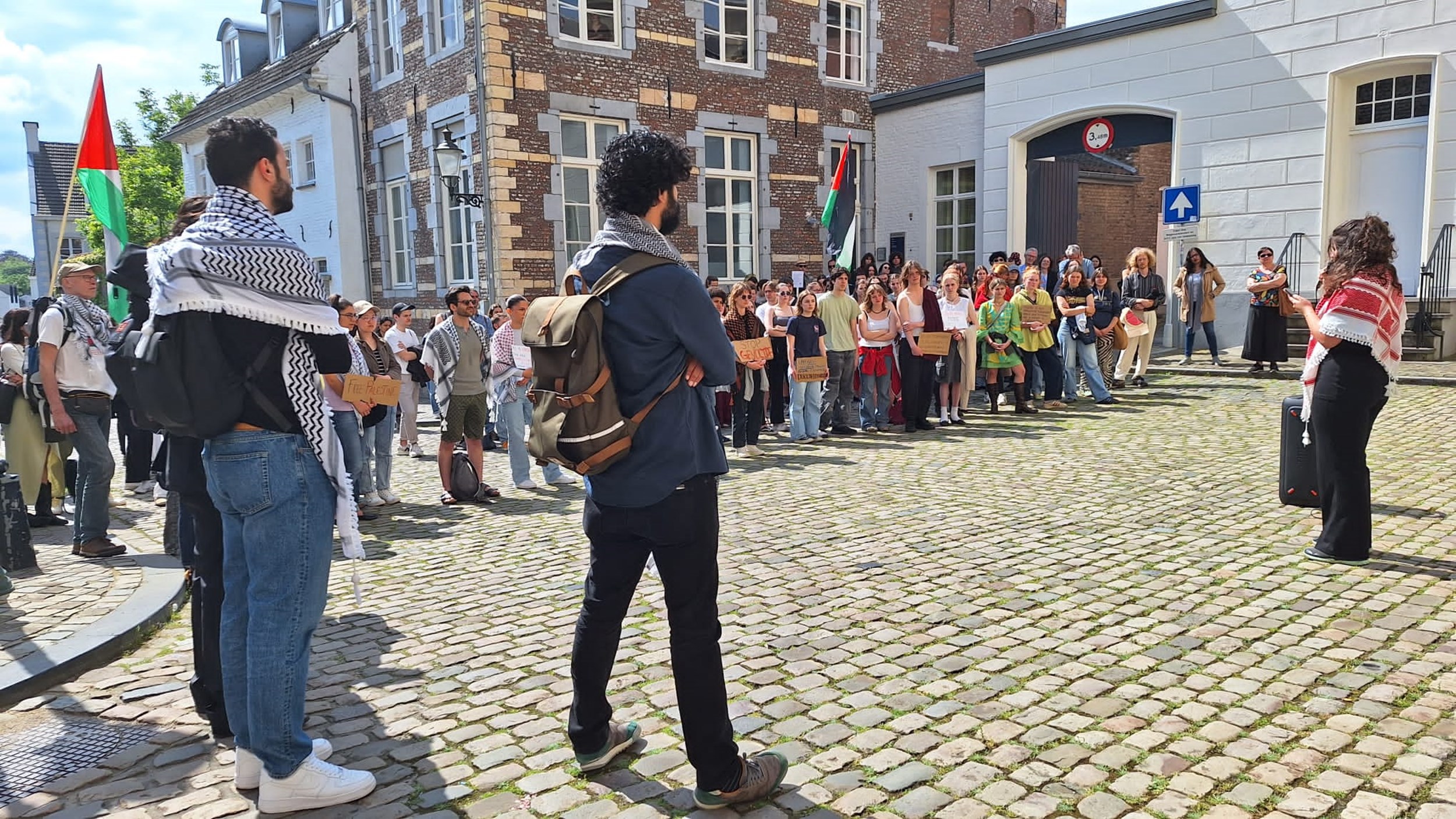 Maastricht also joins national walkout to support pro-Palestinian protest