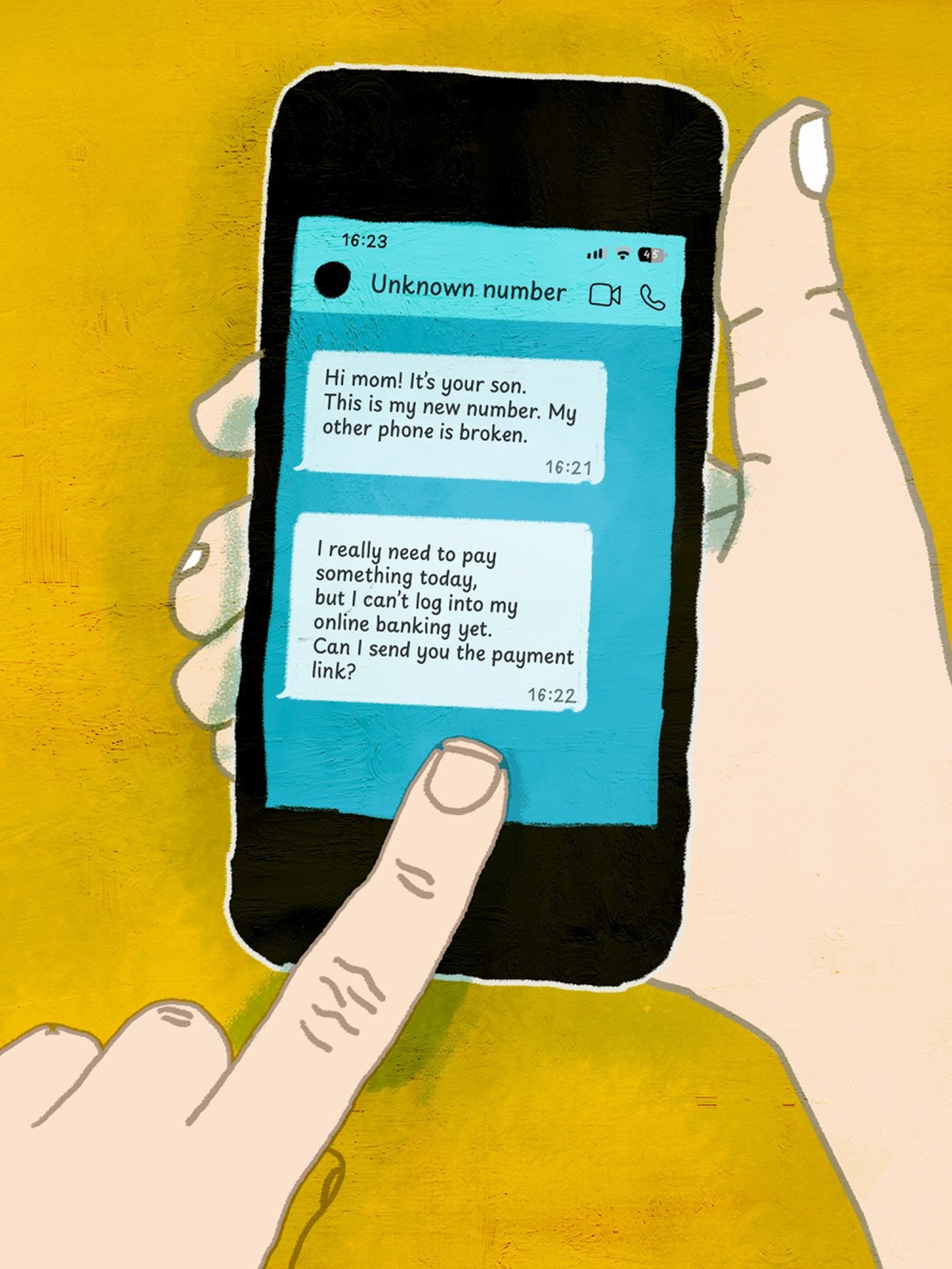 A game of cat and mouse with online scammers: "They have more options every day"